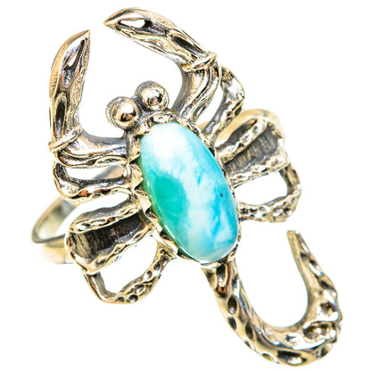 Larimar Rings handcrafted by Ana Silver Co - RING123210 - Photo 2