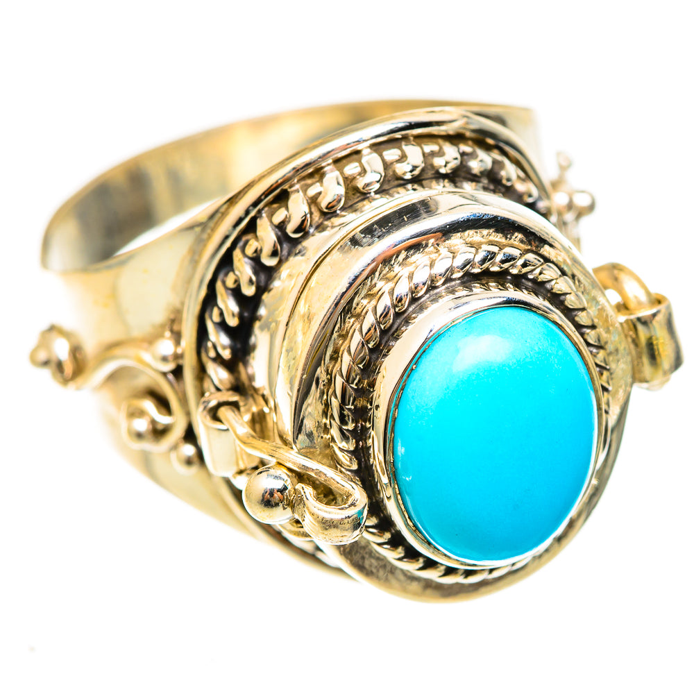 Turquoise Rings handcrafted by Ana Silver Co - RING123211 - Photo 2