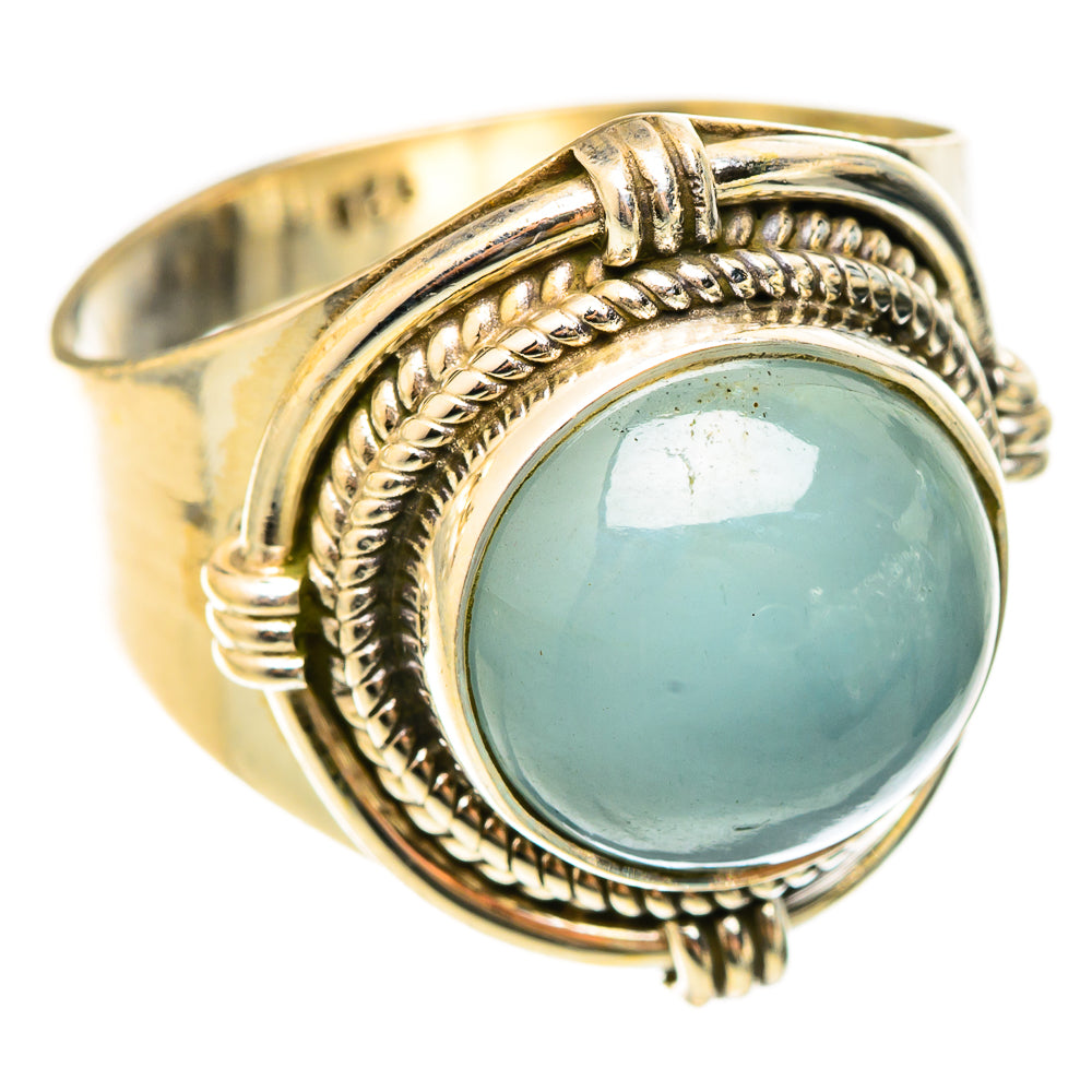 Aquamarine Rings handcrafted by Ana Silver Co - RING123214 - Photo 2
