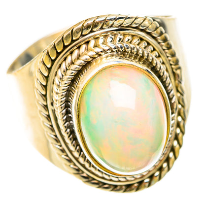 Ethiopian Opal Rings handcrafted by Ana Silver Co - RING123218 - Photo 2