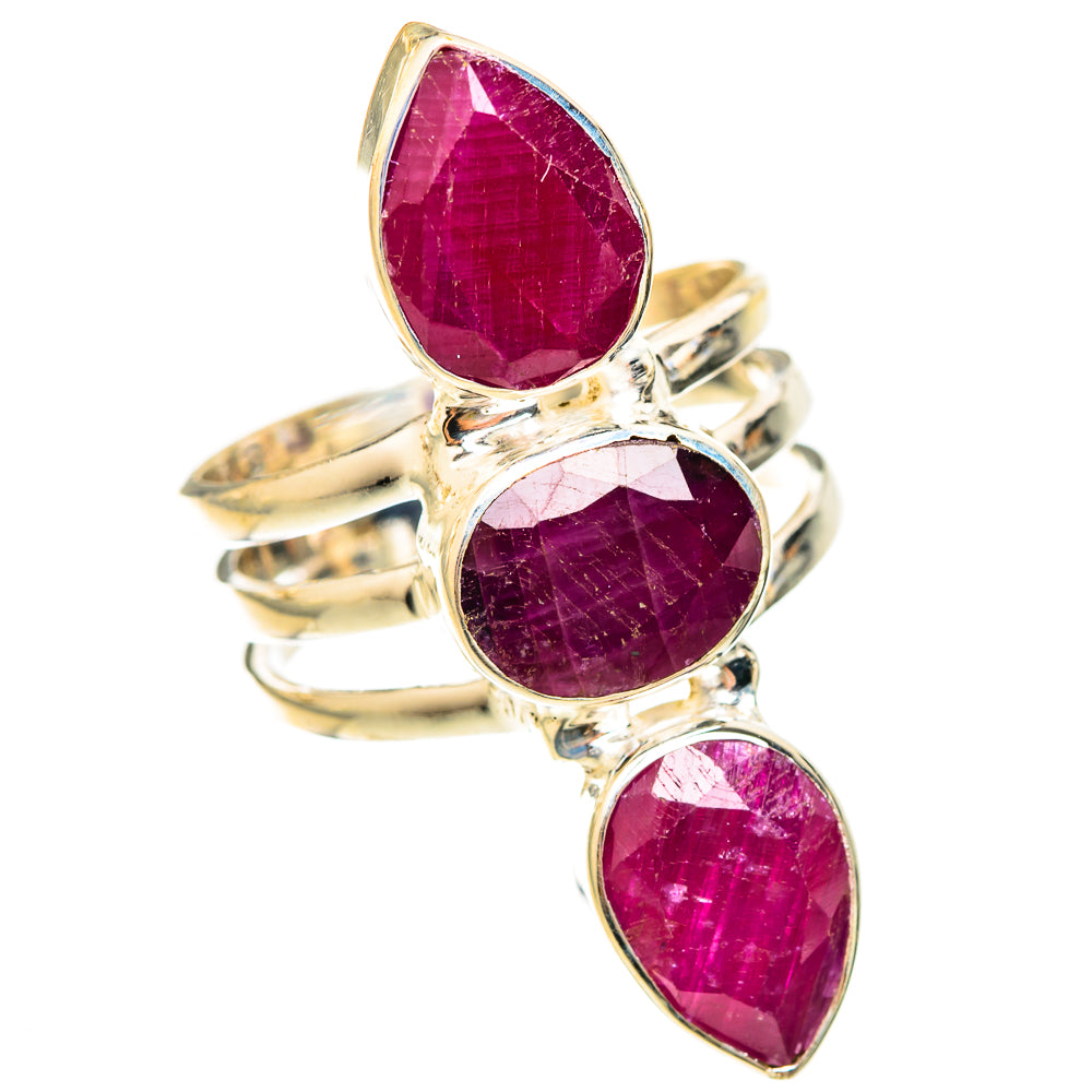 Ruby Rings handcrafted by Ana Silver Co - RING123232 - Photo 2