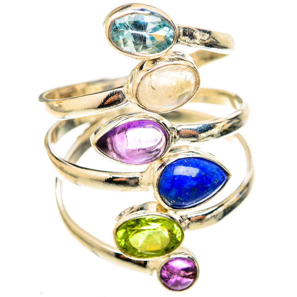 Lapis Lazuli Rings handcrafted by Ana Silver Co - RING123240 - Photo 2
