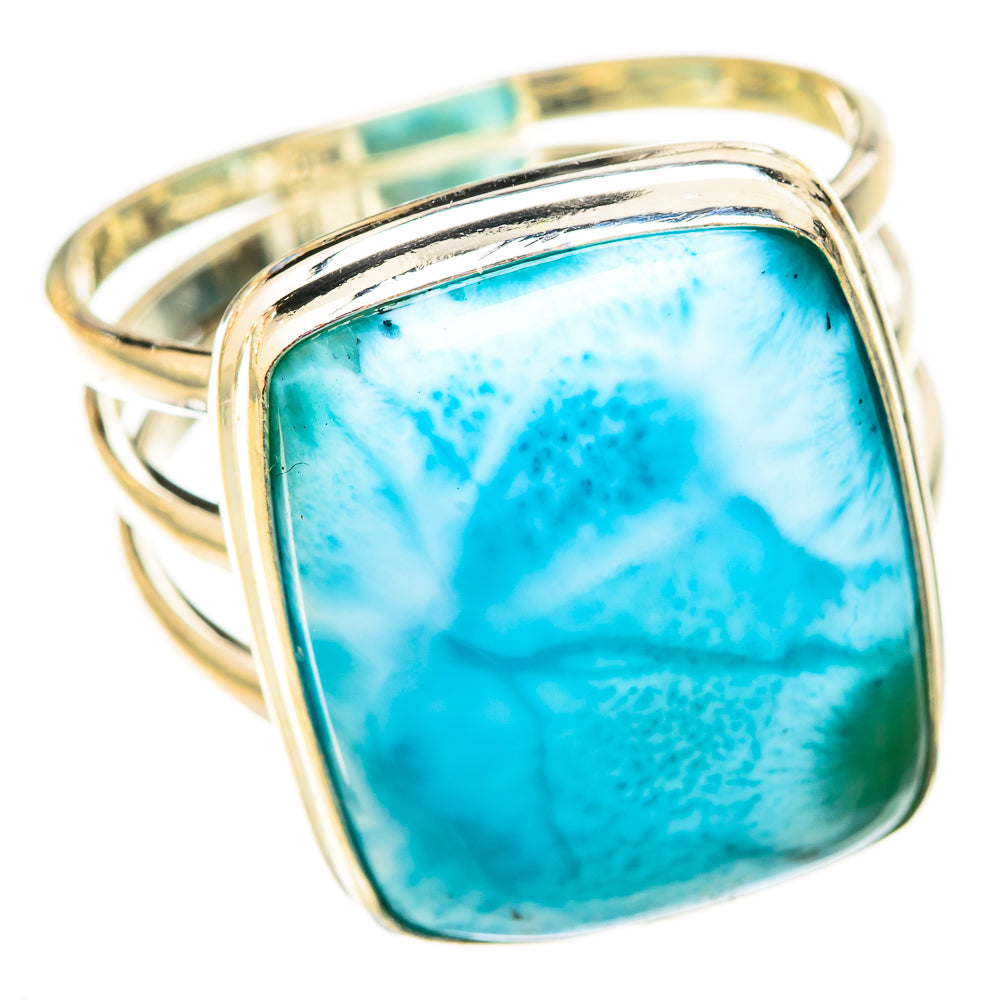 Larimar Rings handcrafted by Ana Silver Co - RING123245 - Photo 2