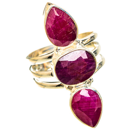 Ruby Rings handcrafted by Ana Silver Co - RING123251 - Photo 2