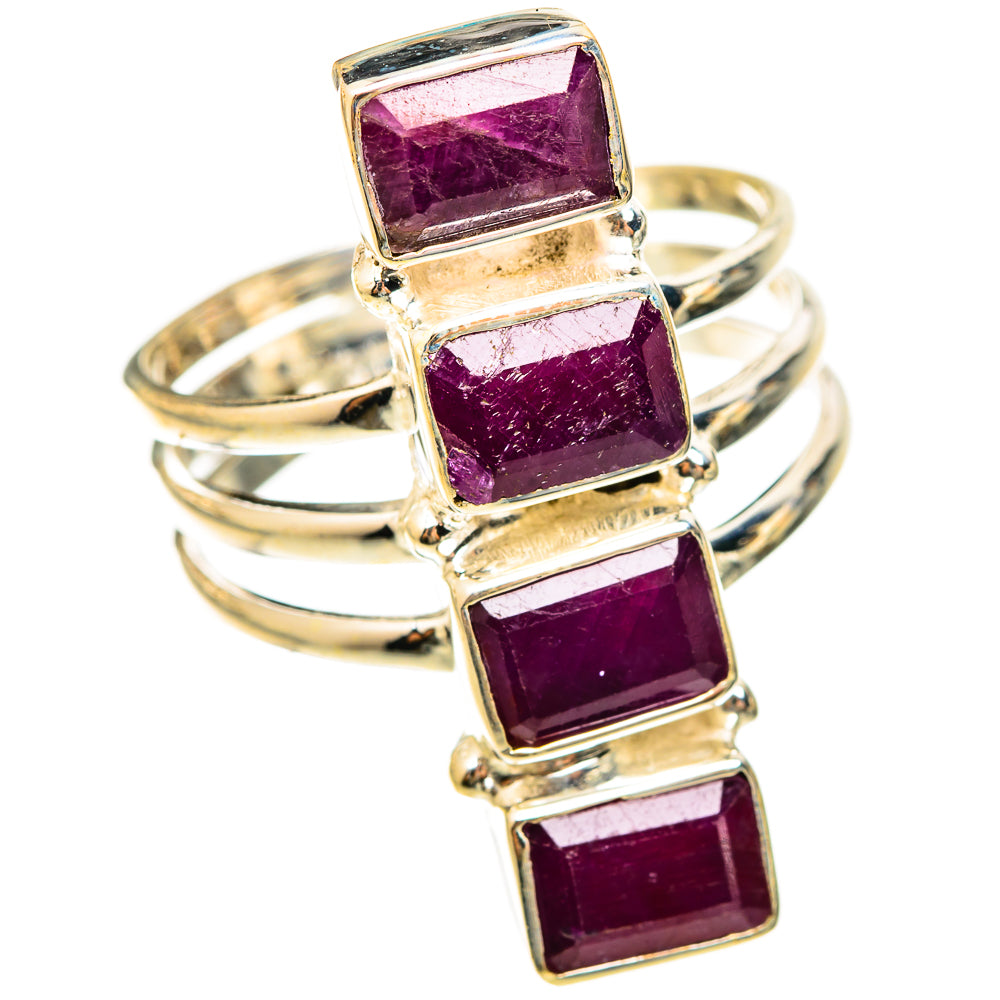Ruby Rings handcrafted by Ana Silver Co - RING123269 - Photo 2