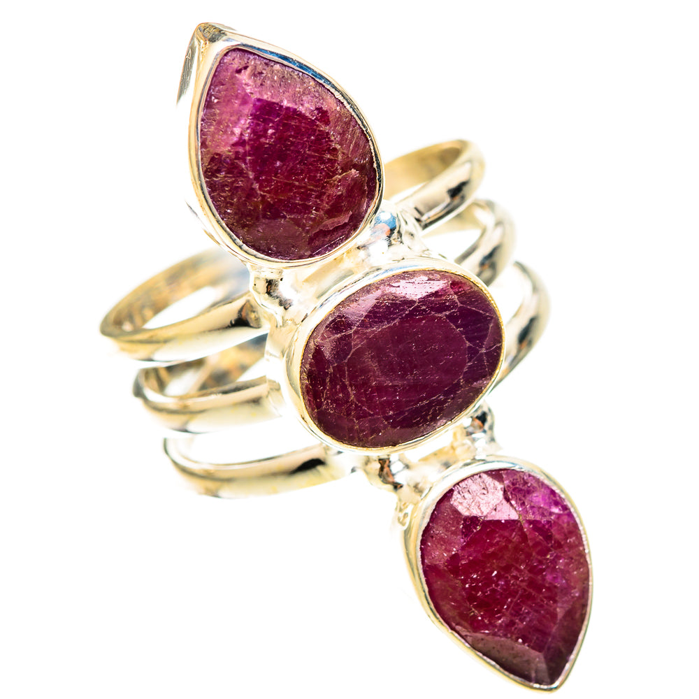 Ruby Rings handcrafted by Ana Silver Co - RING123270 - Photo 2