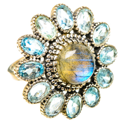 Labradorite Rings handcrafted by Ana Silver Co - RING123278 - Photo 2