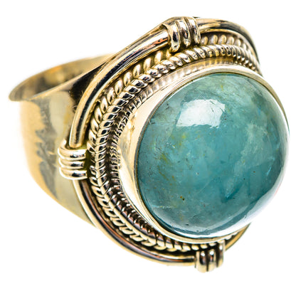 Aquamarine Rings handcrafted by Ana Silver Co - RING123283 - Photo 2