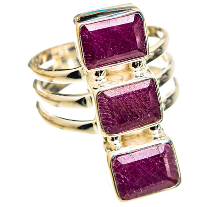 Ruby Rings handcrafted by Ana Silver Co - RING123293 - Photo 2
