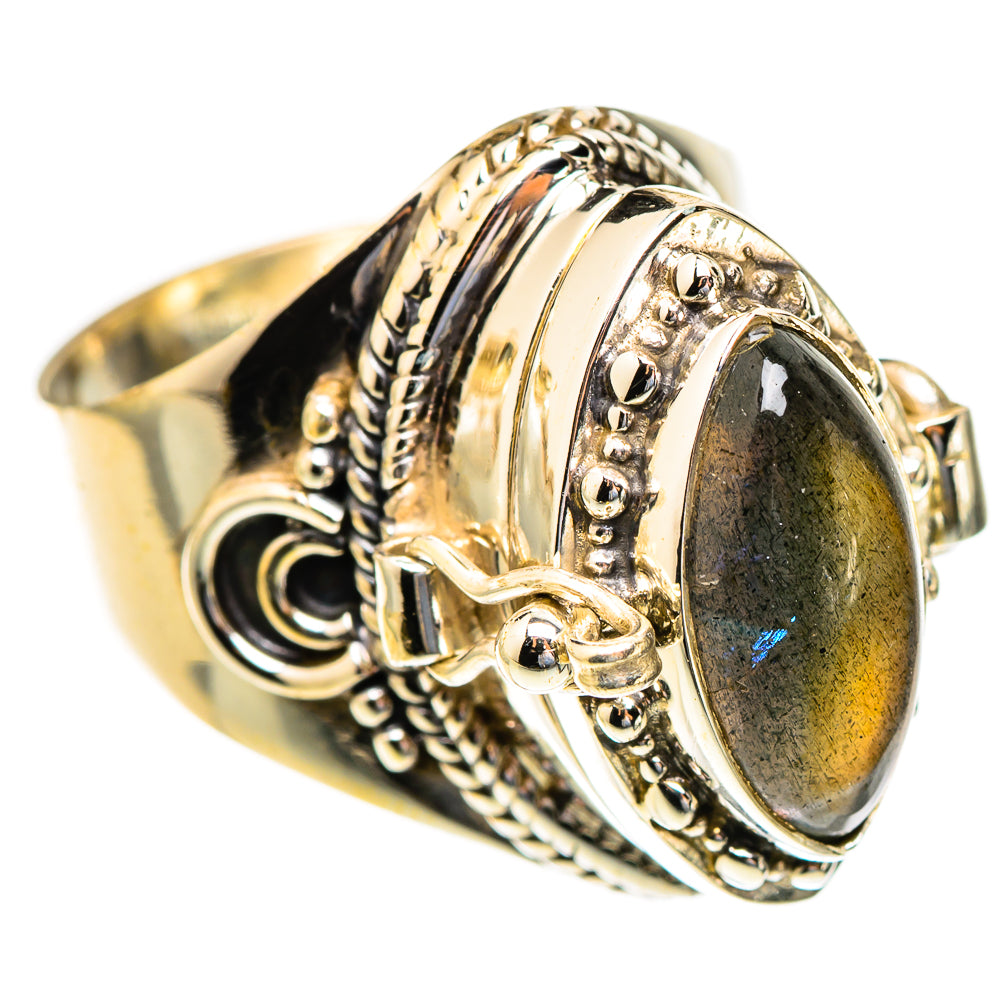 Labradorite Rings handcrafted by Ana Silver Co - RING123312 - Photo 2
