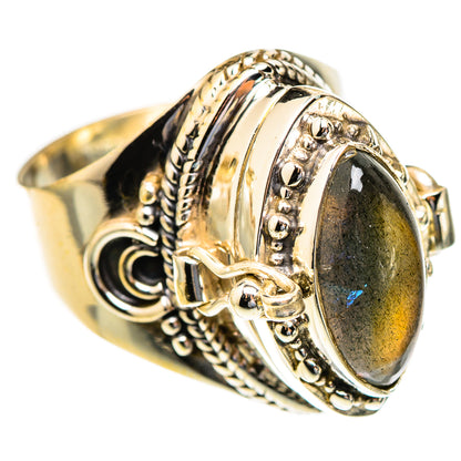 Labradorite Rings handcrafted by Ana Silver Co - RING123312 - Photo 2