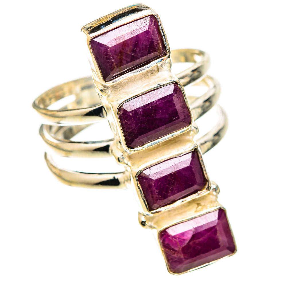Ruby Rings handcrafted by Ana Silver Co - RING123315 - Photo 2