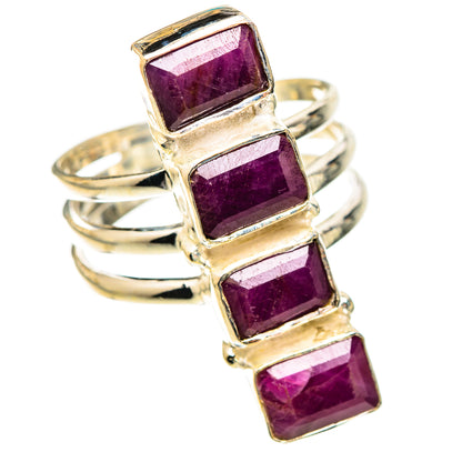 Ruby Rings handcrafted by Ana Silver Co - RING123315 - Photo 2