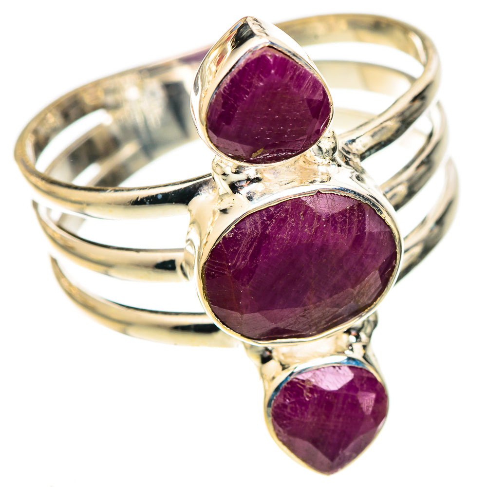 Ruby Rings handcrafted by Ana Silver Co - RING123316 - Photo 2