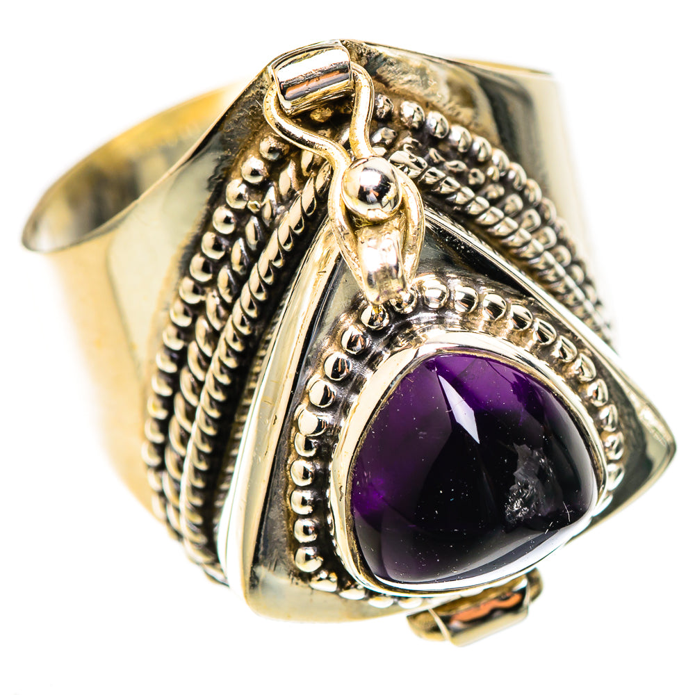 Amethyst Rings handcrafted by Ana Silver Co - RING123317 - Photo 2