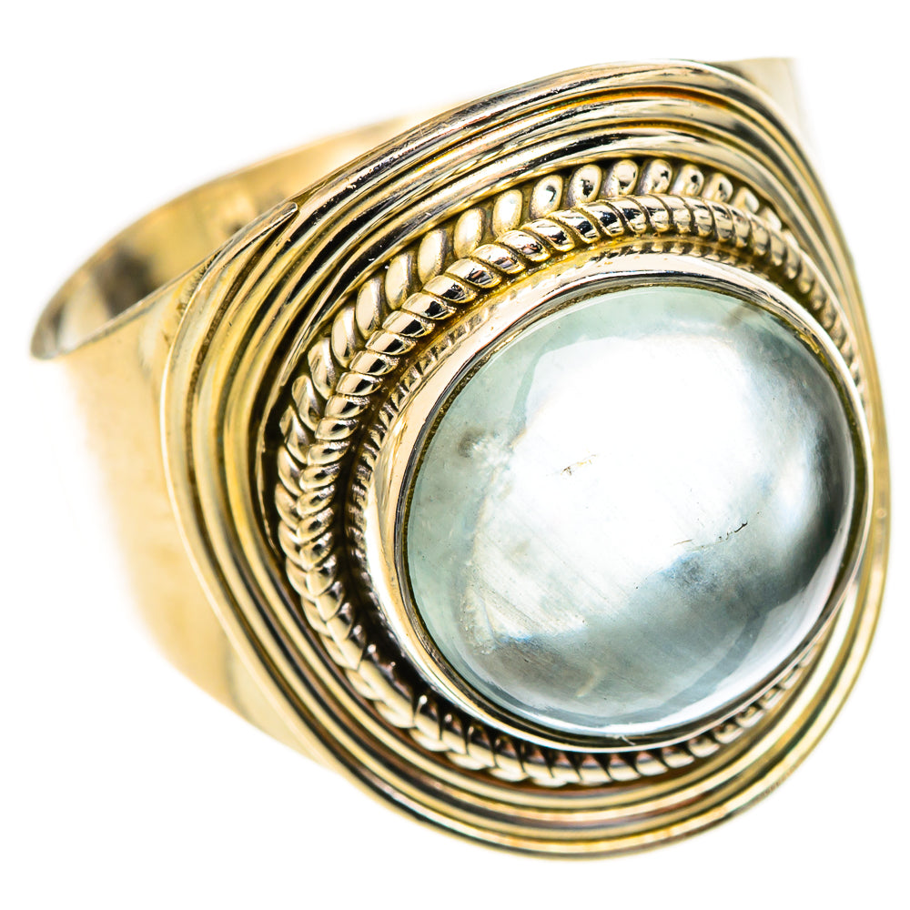 Aquamarine Rings handcrafted by Ana Silver Co - RING123326 - Photo 2