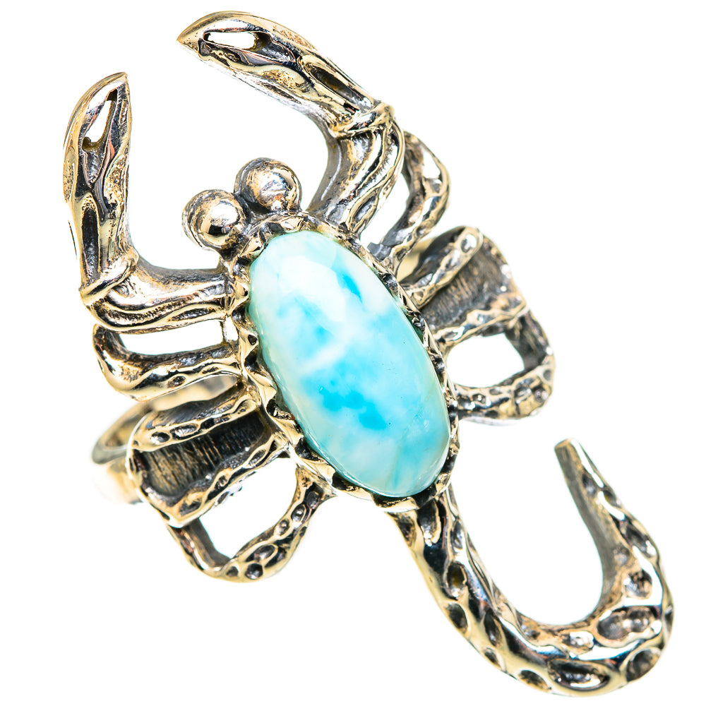 Larimar Rings handcrafted by Ana Silver Co - RING123328 - Photo 2