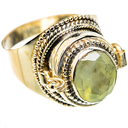 Prehnite Rings handcrafted by Ana Silver Co - RING123331 - Photo 2