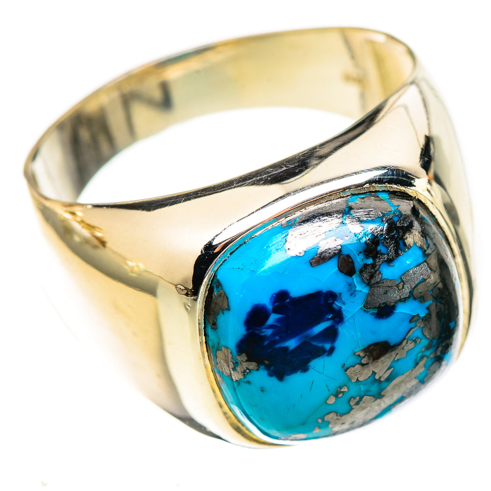 Shattuckite Rings handcrafted by Ana Silver Co - RING123345 - Photo 2
