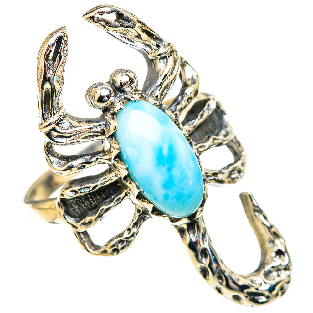 Larimar Rings handcrafted by Ana Silver Co - RING123348 - Photo 2