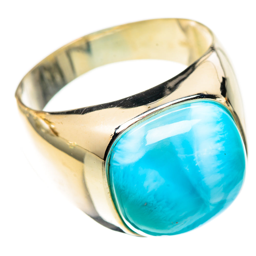 Larimar Rings handcrafted by Ana Silver Co - RING123365 - Photo 2