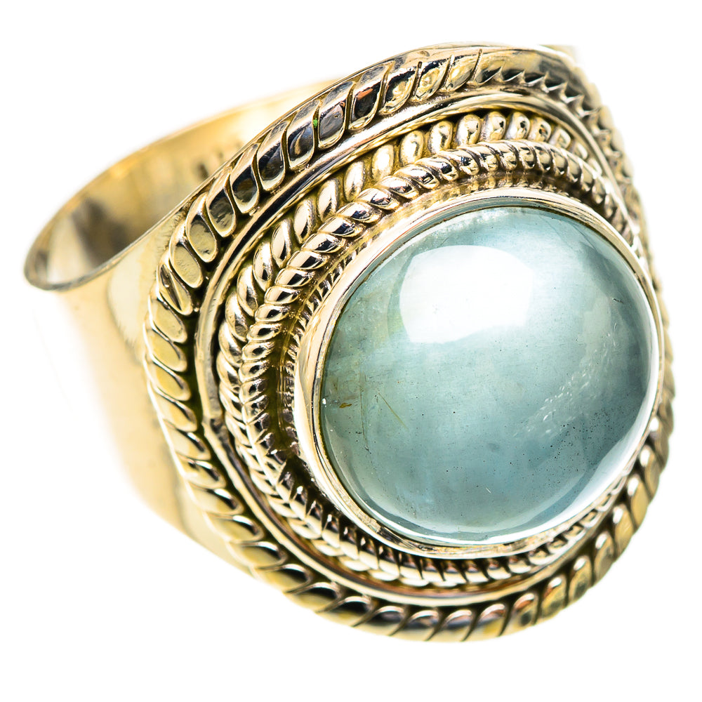 Aquamarine Rings handcrafted by Ana Silver Co - RING123366 - Photo 2