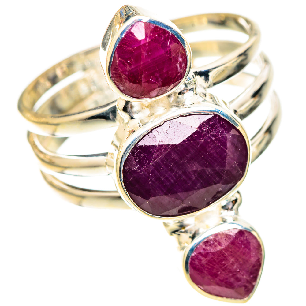 Ruby Rings handcrafted by Ana Silver Co - RING123374 - Photo 2