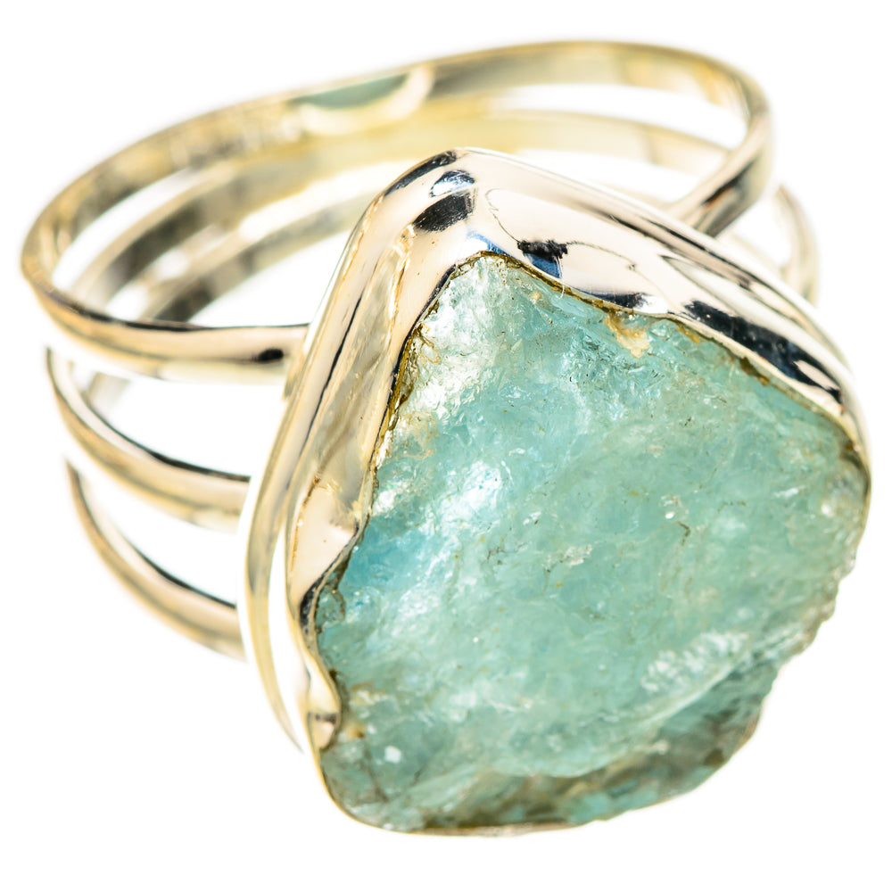 Aquamarine Rings handcrafted by Ana Silver Co - RING123383 - Photo 2