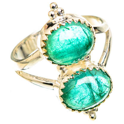Green Aventurine Rings handcrafted by Ana Silver Co - RING123386 - Photo 2
