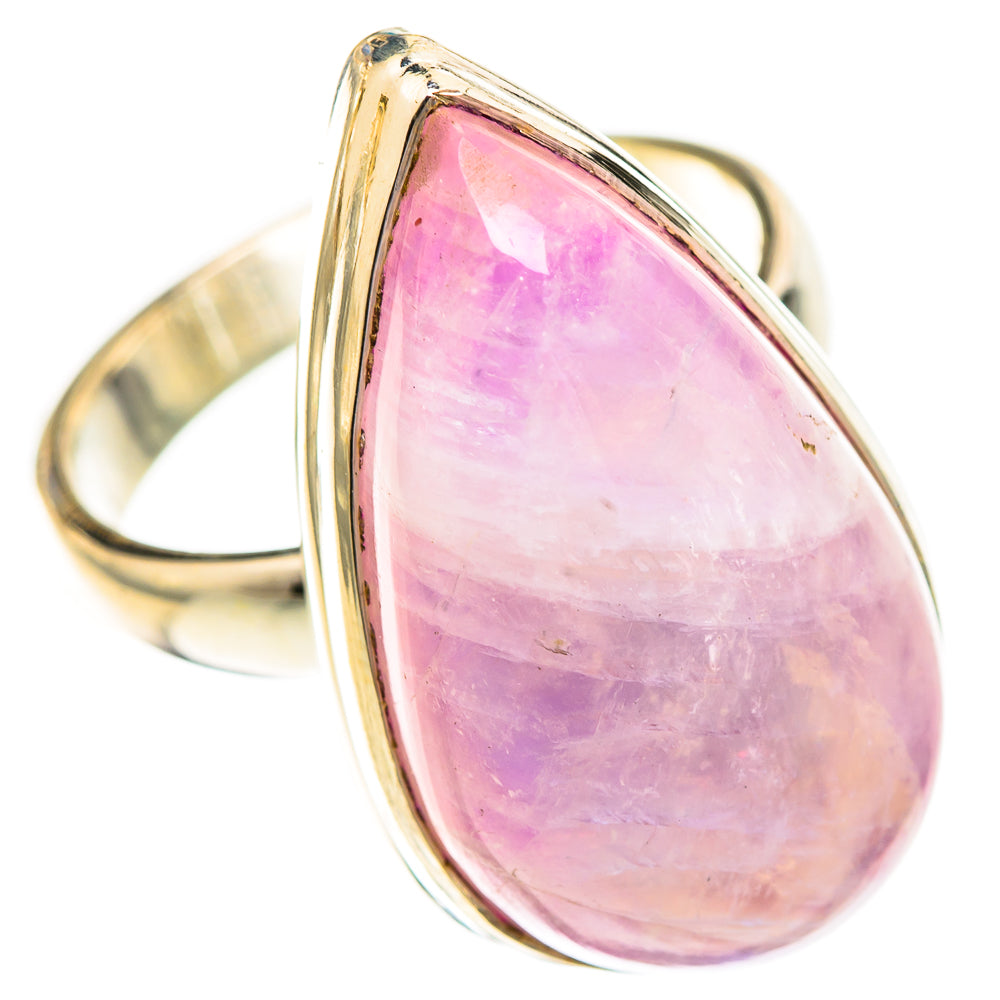 Pink Moonstone Rings handcrafted by Ana Silver Co - RING123391 - Photo 2