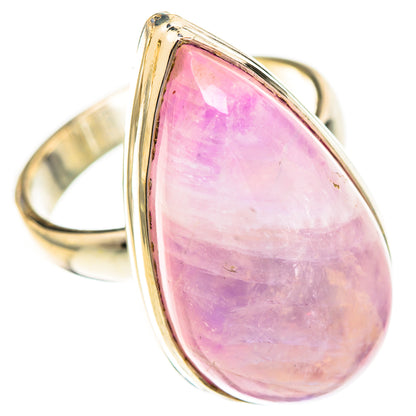 Pink Moonstone Rings handcrafted by Ana Silver Co - RING123391 - Photo 2