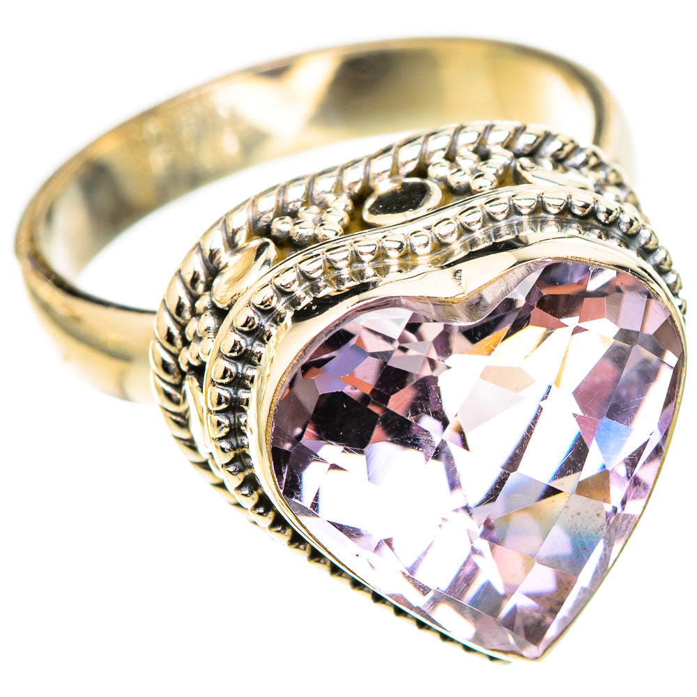 Pink Amethyst Rings handcrafted by Ana Silver Co - RING123392 - Photo 2