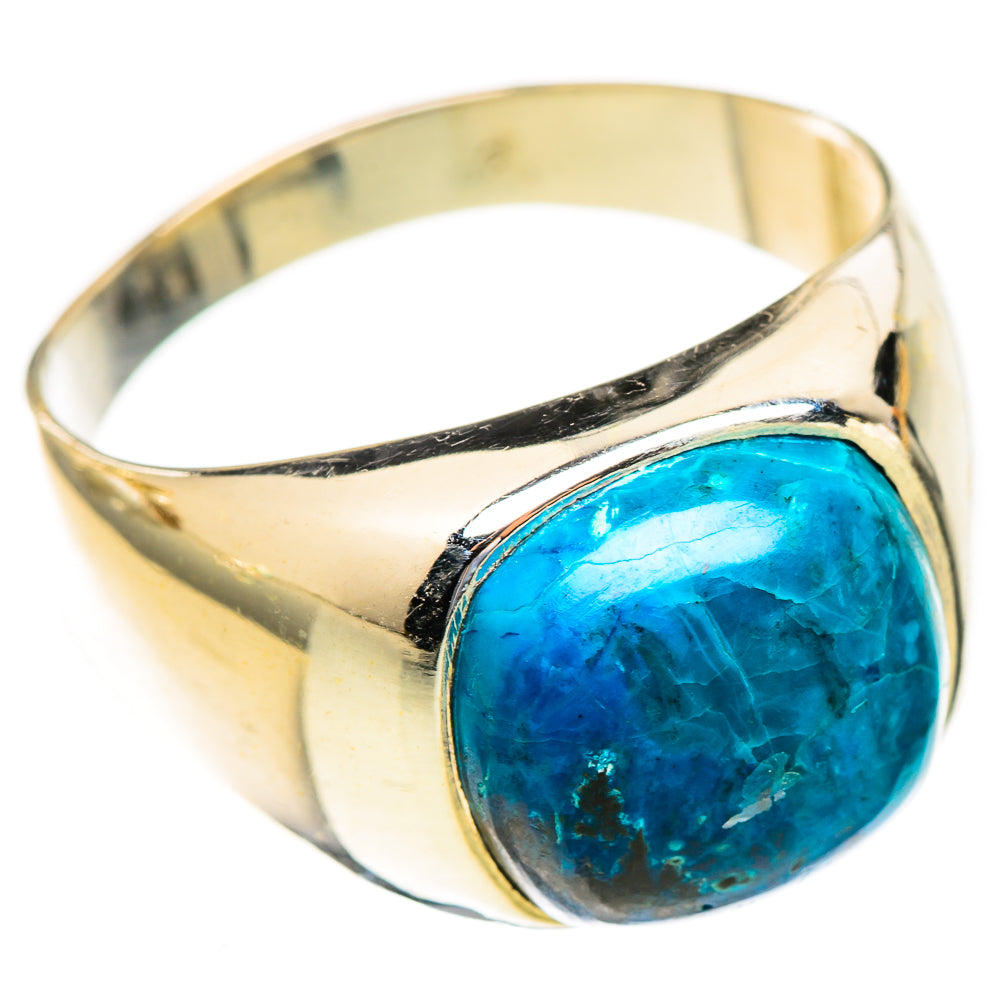 Shattuckite Rings handcrafted by Ana Silver Co - RING123401 - Photo 2