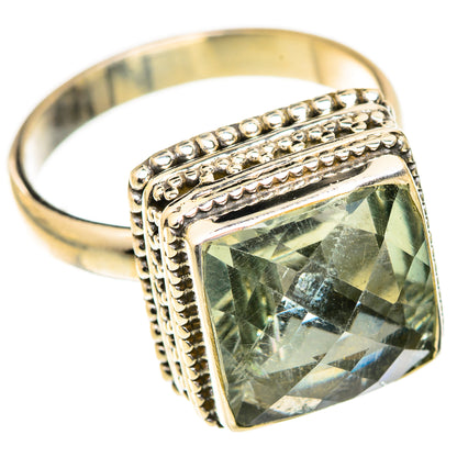 Green Amethyst Rings handcrafted by Ana Silver Co - RING123404 - Photo 2