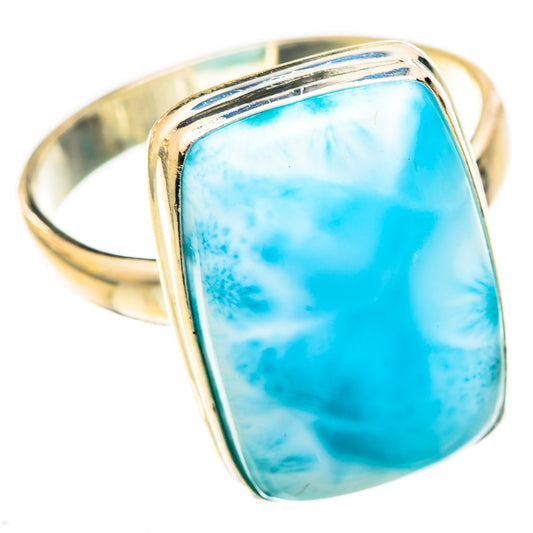 Larimar Rings handcrafted by Ana Silver Co - RING123416 - Photo 2