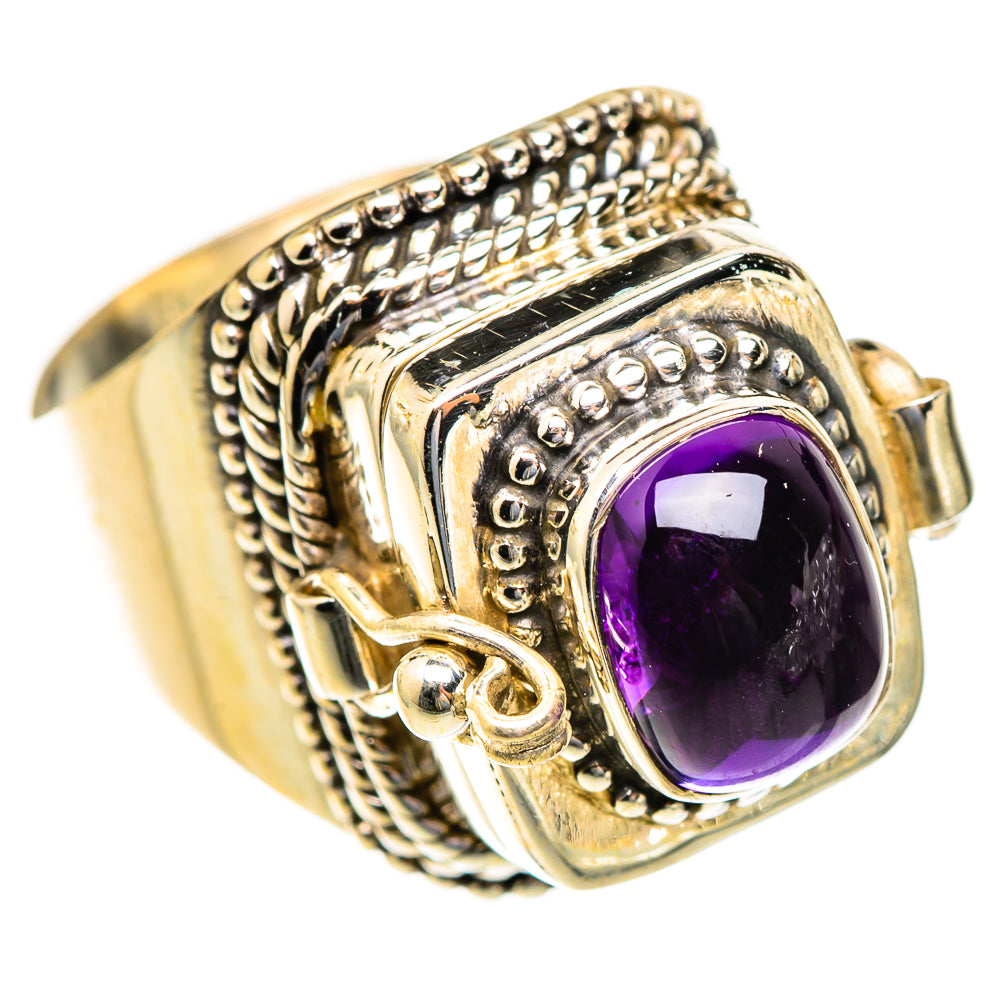 Amethyst Rings handcrafted by Ana Silver Co - RING123423 - Photo 2