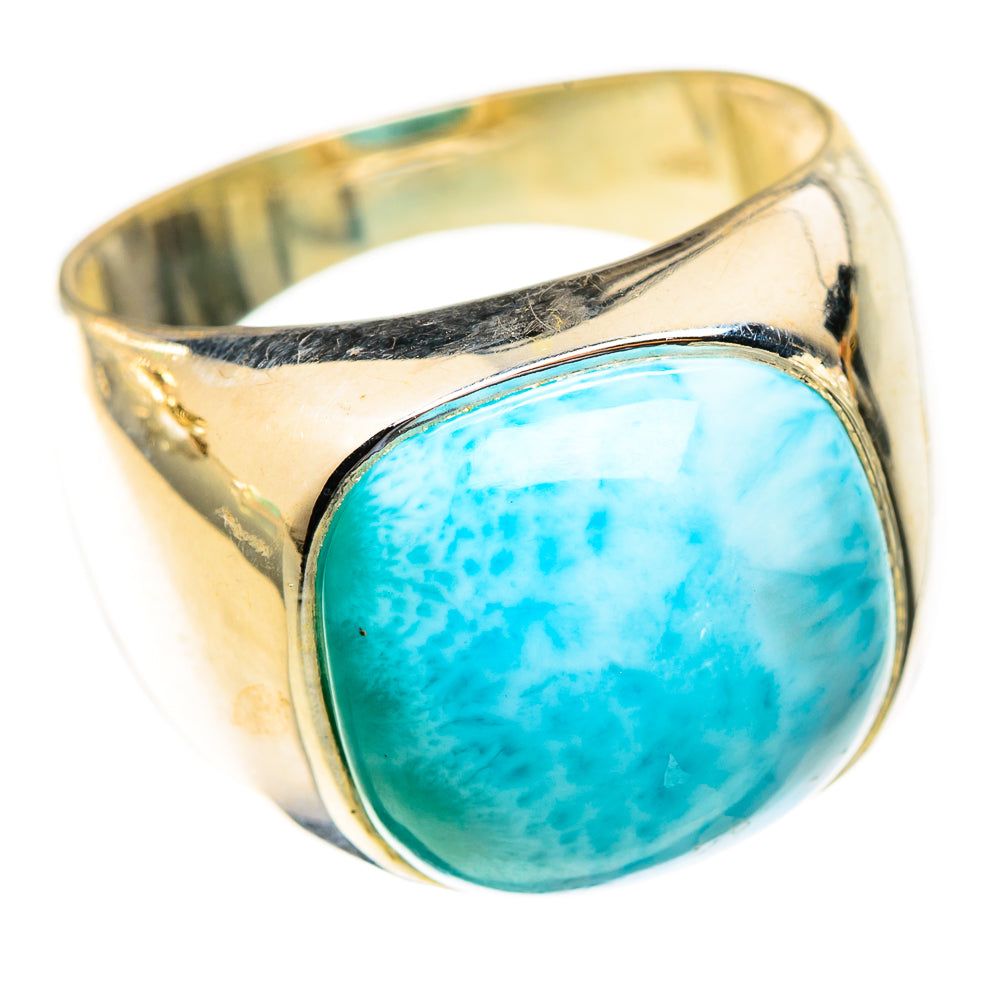 Larimar Rings handcrafted by Ana Silver Co - RING123433 - Photo 2