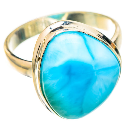 Larimar Rings handcrafted by Ana Silver Co - RING123441 - Photo 2