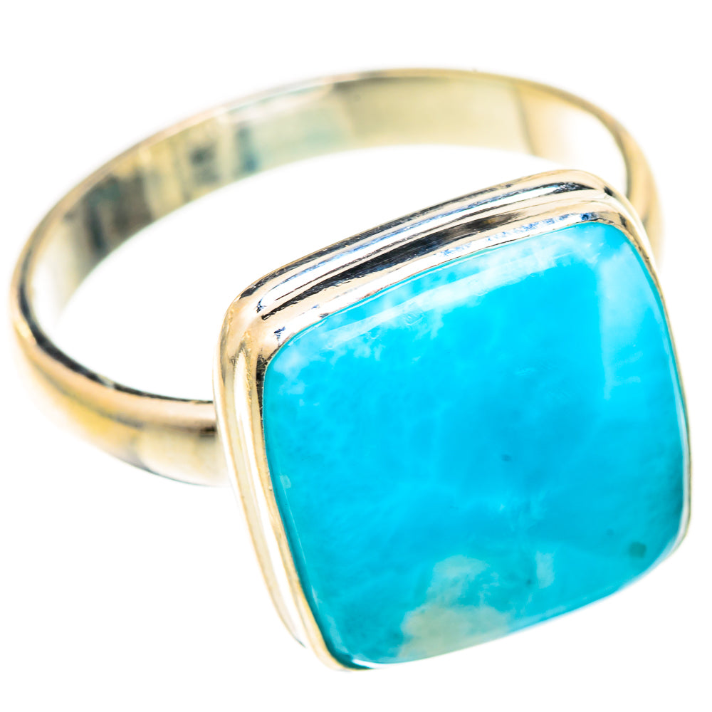 Larimar Rings handcrafted by Ana Silver Co - RING123455 - Photo 2