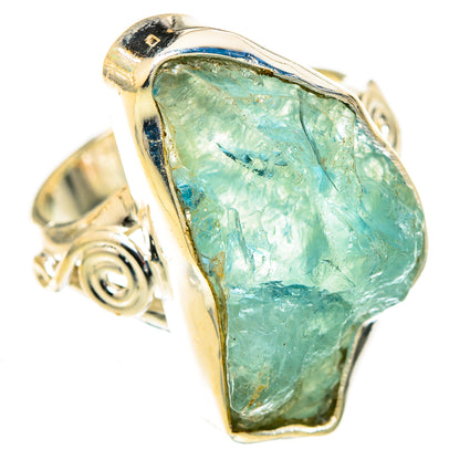 Aquamarine Rings handcrafted by Ana Silver Co - RING123458 - Photo 2