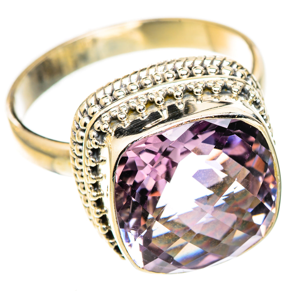 Pink Amethyst Rings handcrafted by Ana Silver Co - RING123463 - Photo 2