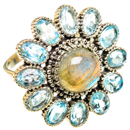 Labradorite Rings handcrafted by Ana Silver Co - RING123490 - Photo 2