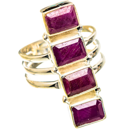 Ruby Rings handcrafted by Ana Silver Co - RING123492 - Photo 2