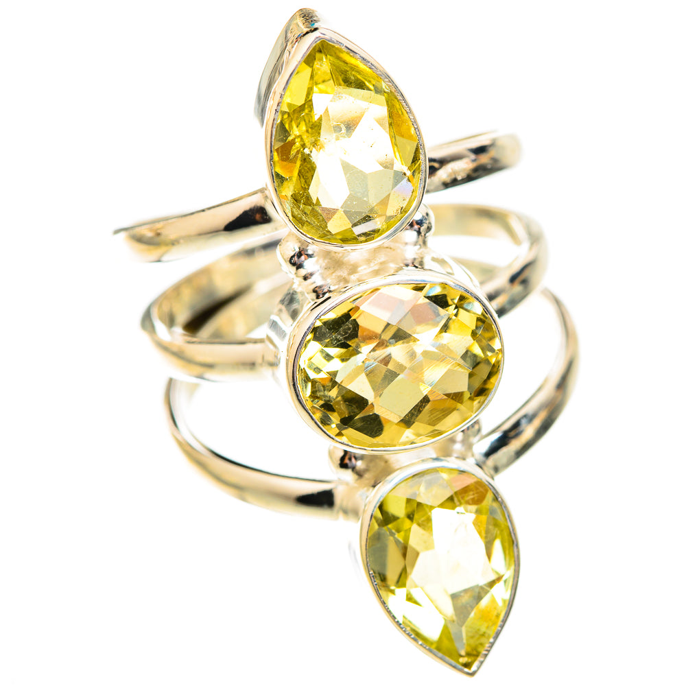 Citrine Rings handcrafted by Ana Silver Co - RING123506 - Photo 2