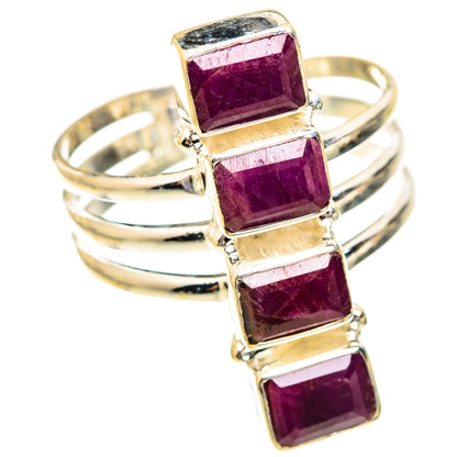 Ruby Rings handcrafted by Ana Silver Co - RING123517 - Photo 2