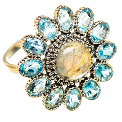Labradorite Rings handcrafted by Ana Silver Co - RING123531 - Photo 2