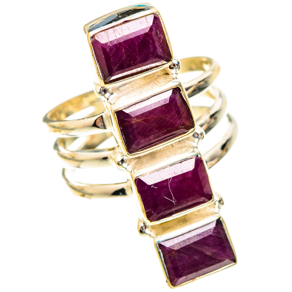 Ruby Rings handcrafted by Ana Silver Co - RING123538 - Photo 2