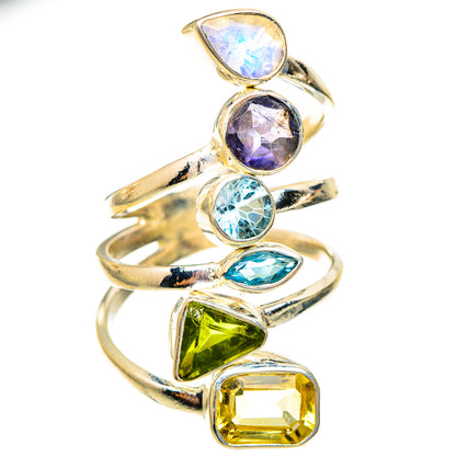 Citrine Rings handcrafted by Ana Silver Co - RING123547 - Photo 2
