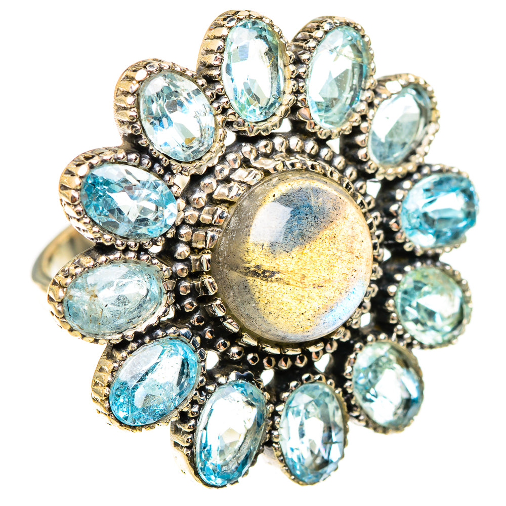 Labradorite Rings handcrafted by Ana Silver Co - RING123548 - Photo 2
