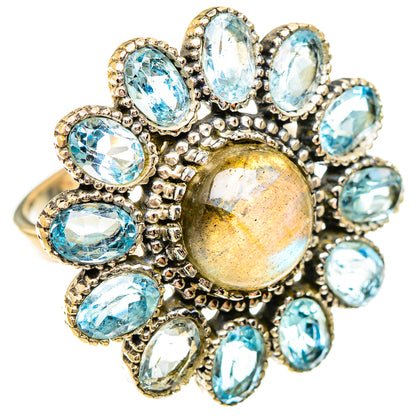 Labradorite Rings handcrafted by Ana Silver Co - RING123577 - Photo 2